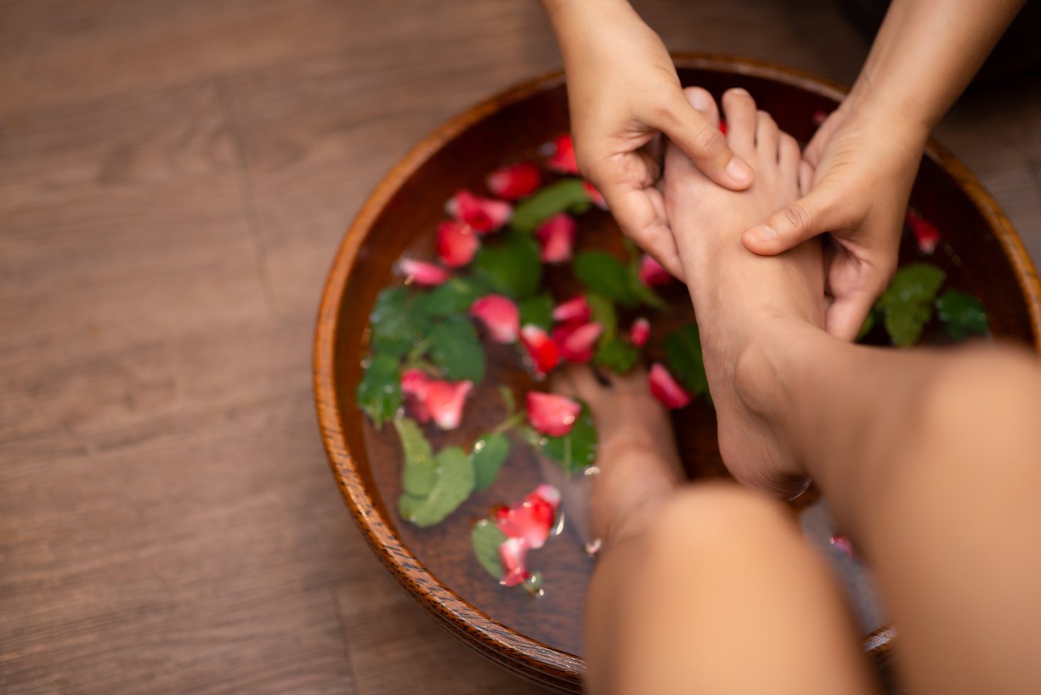 Foot massage lounge